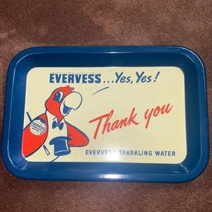 Vintage Evervess Sparkling Water Pepsi-Cola Metal Tip Tray